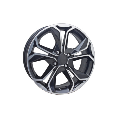 Jante DY176 KM 16x6.5 5x114.3 ET40 diamond cut compatibile Dacia, Renault, Nissan, Toyota